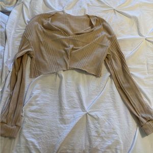 Cropped shein sweater. Slightly ribbed.
